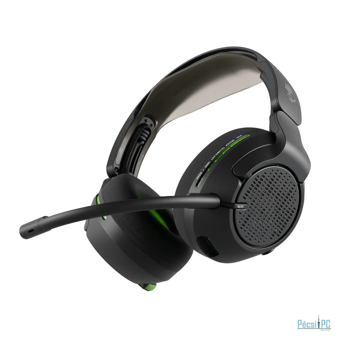 Skullcandy Crusher PLYR 720 Wireless Bluetooth Gamer Headset Black/Green