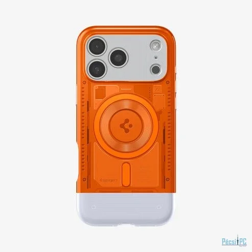 Spigen Classic C1 MagSafe case for iPhone 17 Pro Tangerine