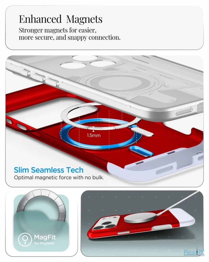 Spigen Classic C1 MagSafe for iPhone 17 Pro Ruby