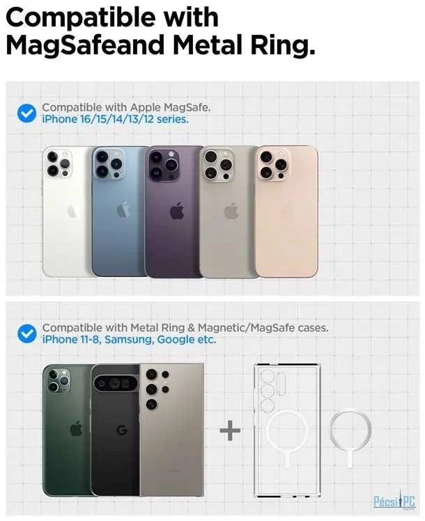 Spigen OneTap Pro 4 MagSafe Car Mount Charger Wireless / AirVent Hook Black