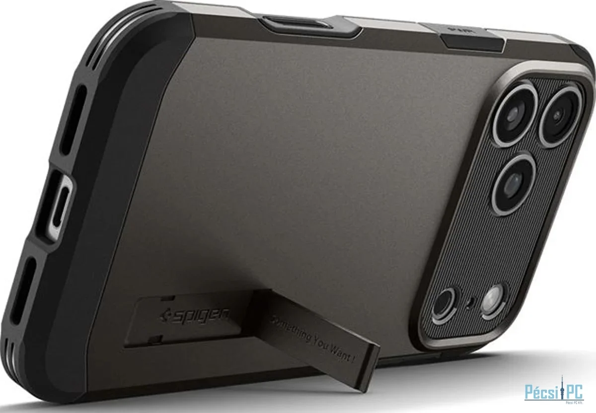 Spigen Tough Armor T MagSafe case for iPhone 17 Pro Max Gunmetal