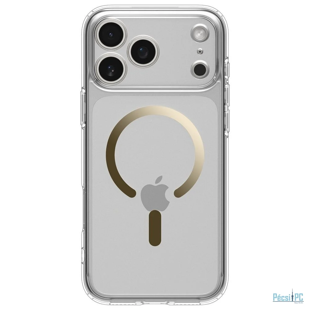 Spigen Ultra Hybrid MagSafe case for iPhone 17 Pro Max Clear Gold