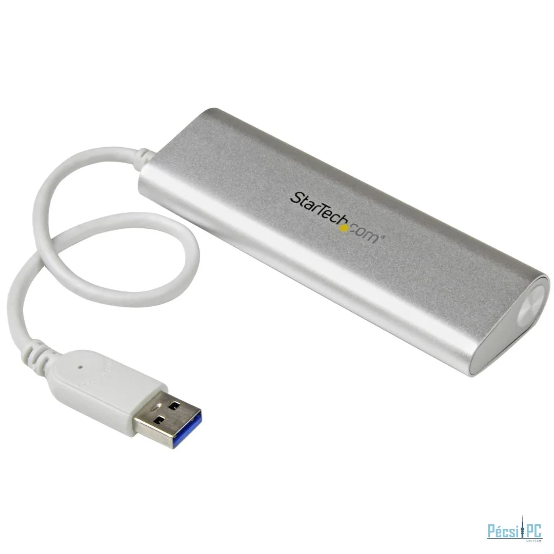 Startech 4-portos USB3.0 HUB Silver/White