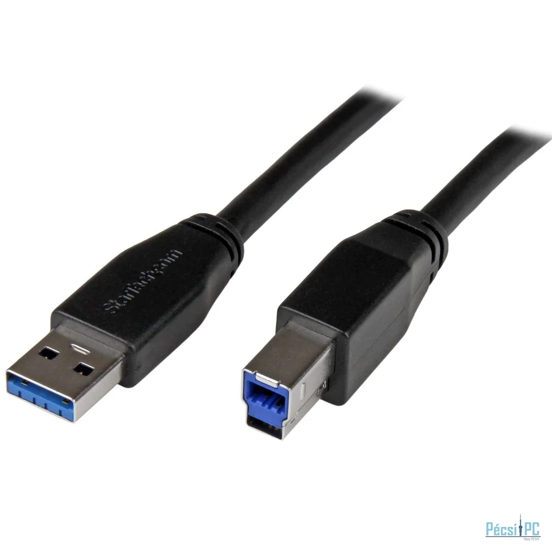 Startech Active USB 3.0 (5Gbps) USB-A to USB-B Cable 5m Black