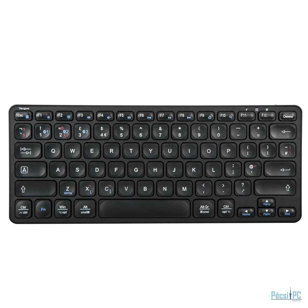 Targus Compact Multi-Device Bluetooth Antimicrobial Keyboard Black UK