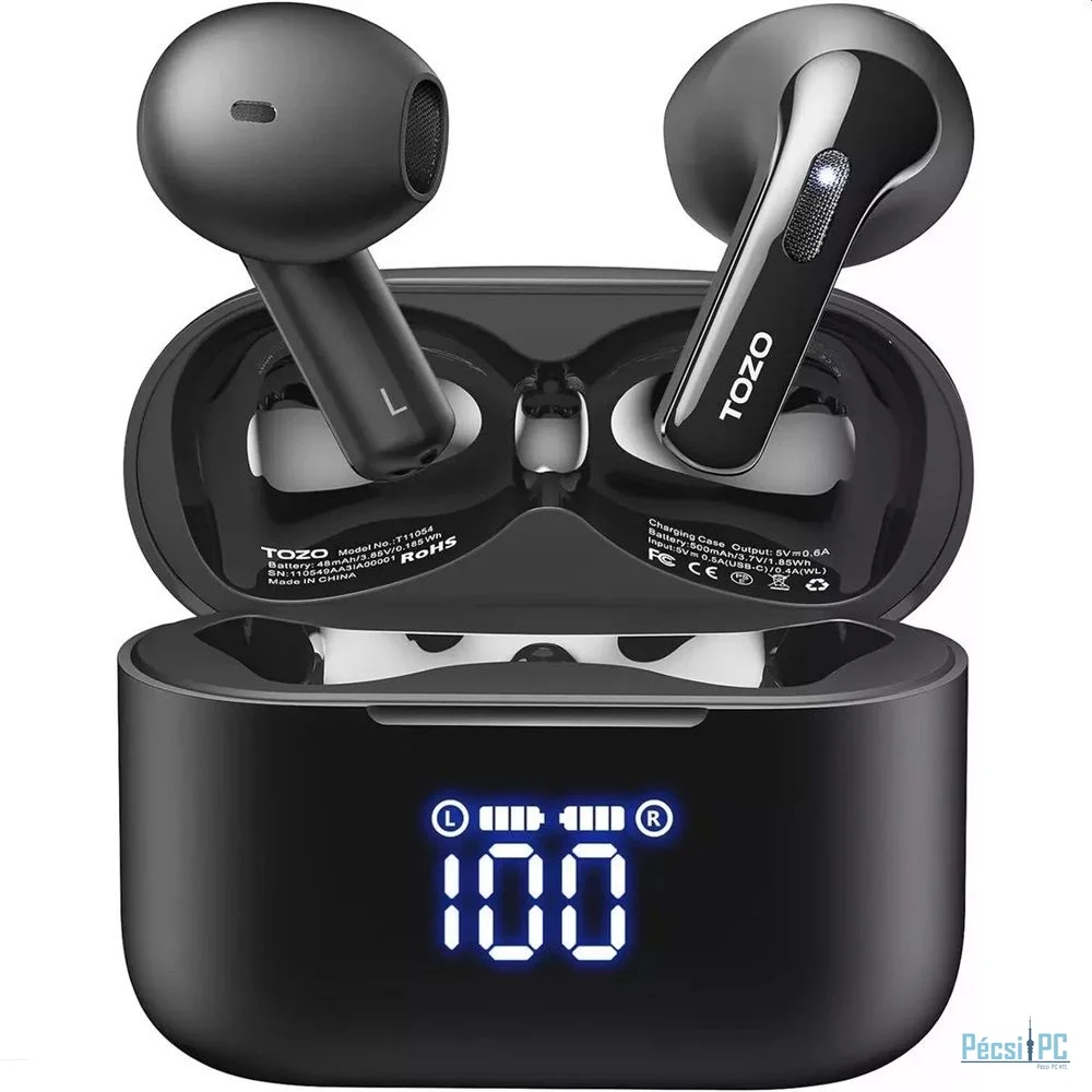 TOZO Tonal Fits T21 TWS Bluetooth Headset Black