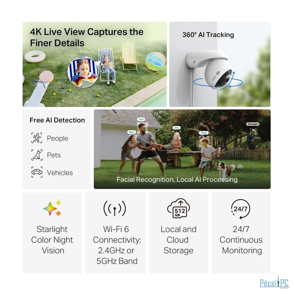 TP-Link Tapo C560WS Outdoor Pan/Tilt Security WiFi Camera