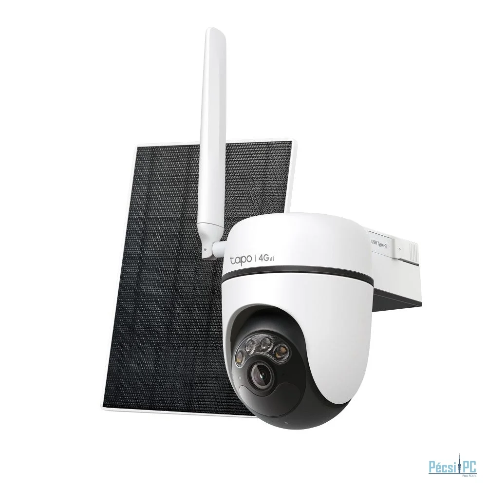 TP-Link Tapo C615G KIT Solar-Powered Pan/Tilt 4G LTE Security Camera Kit