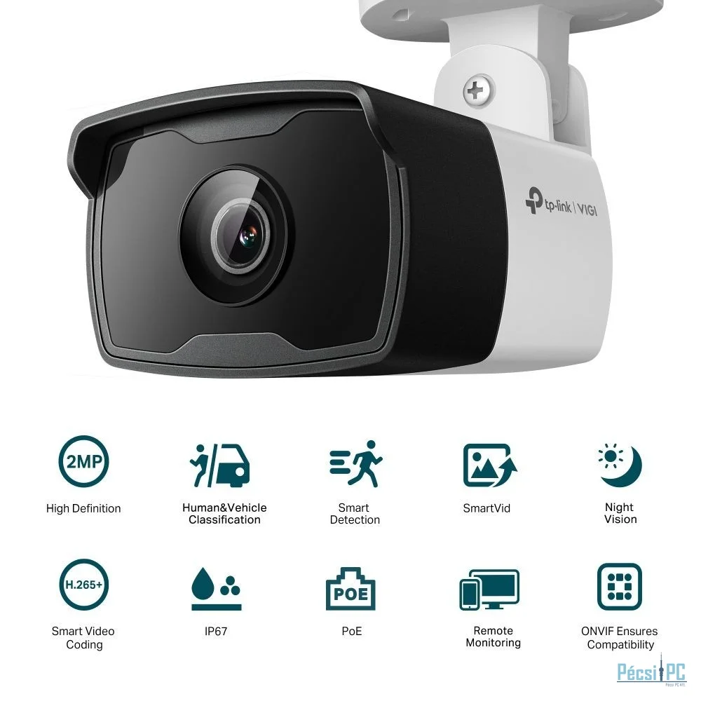 TP-Link VIGI C320I (4mm) 2MP Outdoor Bullet Network Camera