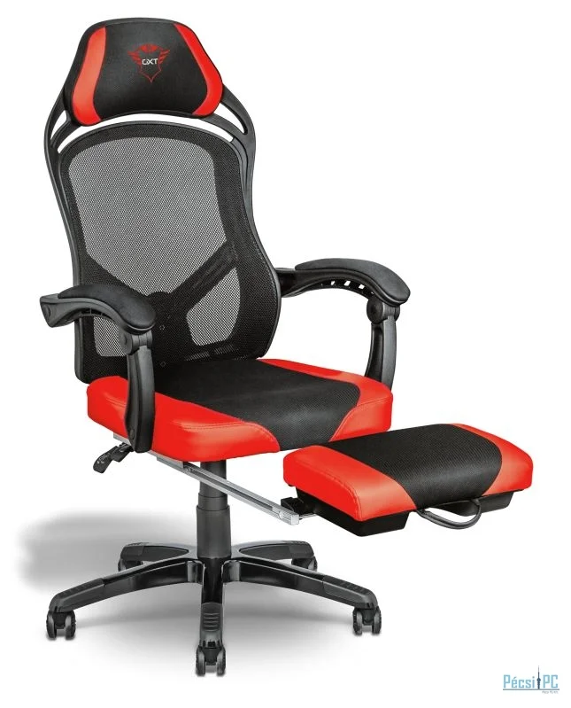 Trust GXT 706 Rona Gaming Chair with footrest Black/Red