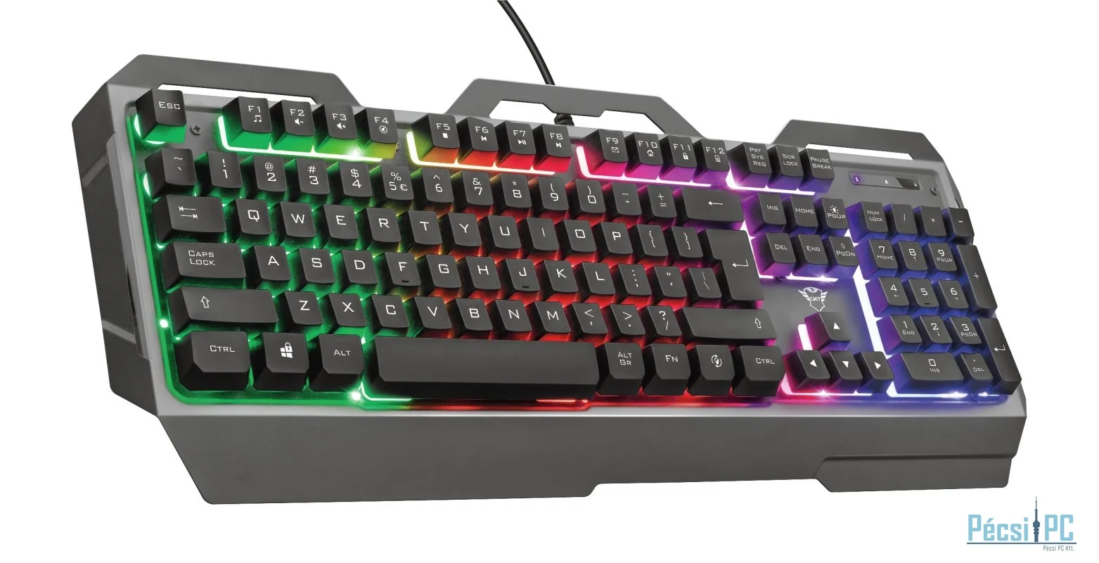 Trust GXT 856 Torac RGB Illuminated Gaming Keyboard Black HU