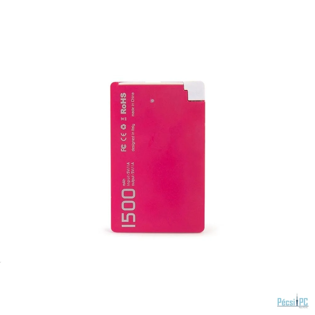 Tucano Ultra Slim 1500mAh PowerBank Pink