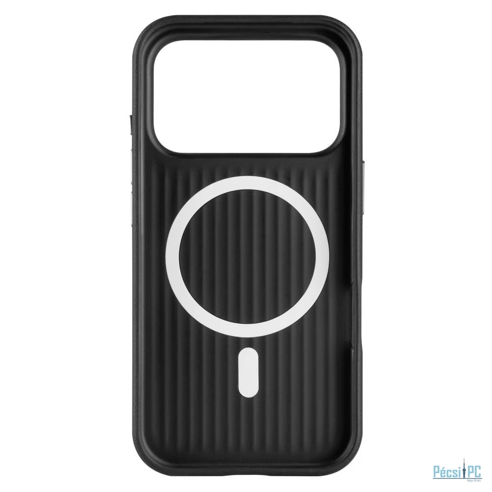 FIXED MagLeather telefontok Apple iPhone 17 Pro telefonhoz, fekete