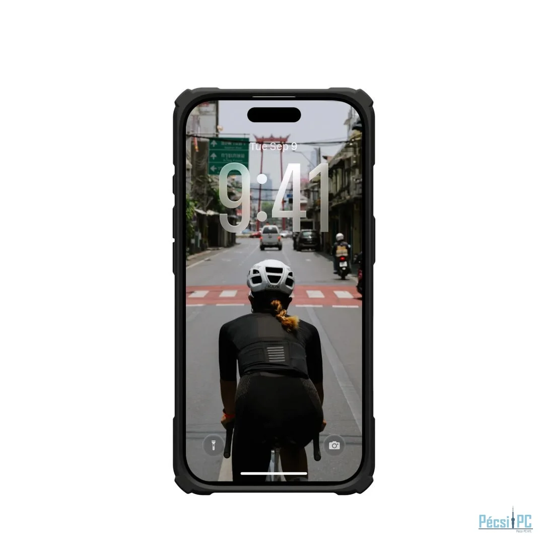 UAG Plasma XTE Magsafe case for iPhone 17 Black/Pop Orange