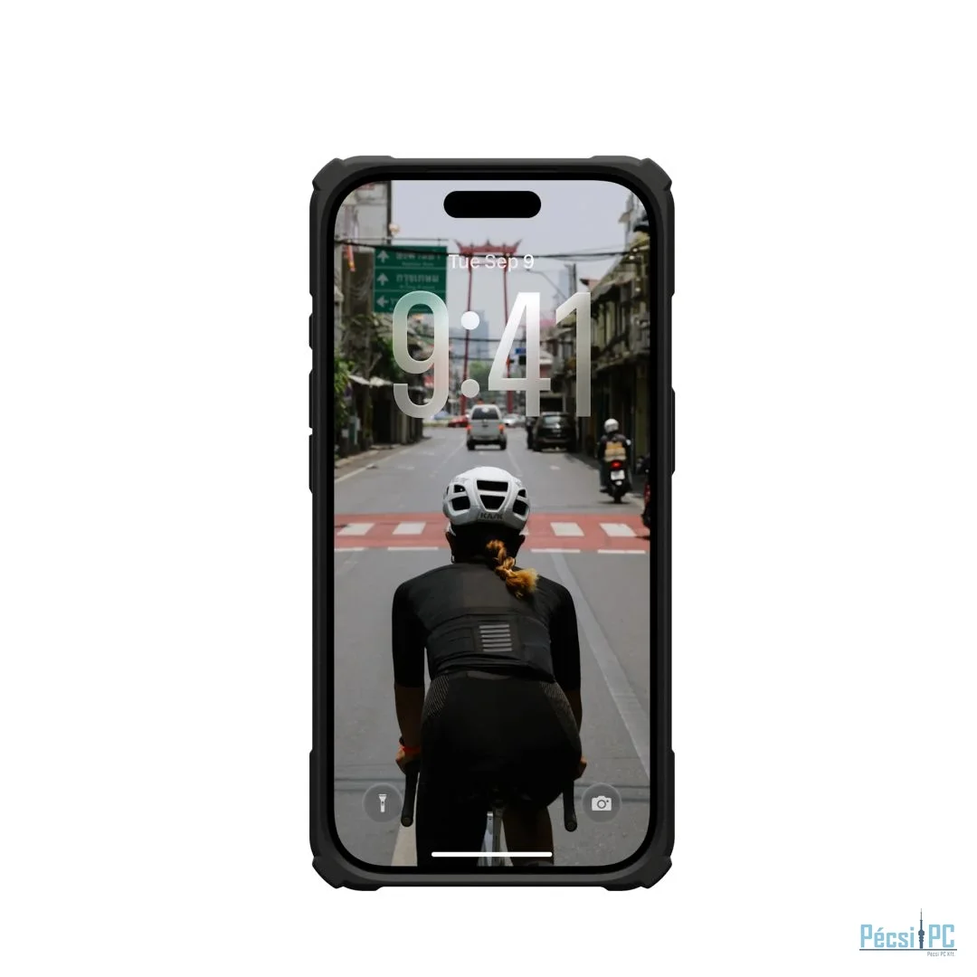 UAG Plasma XTE Magsafe case for iPhone 17 Pro Black/Pop Orange