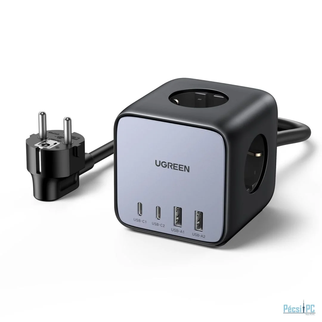 UGREEN DigiNest Cube Power Strip Grey