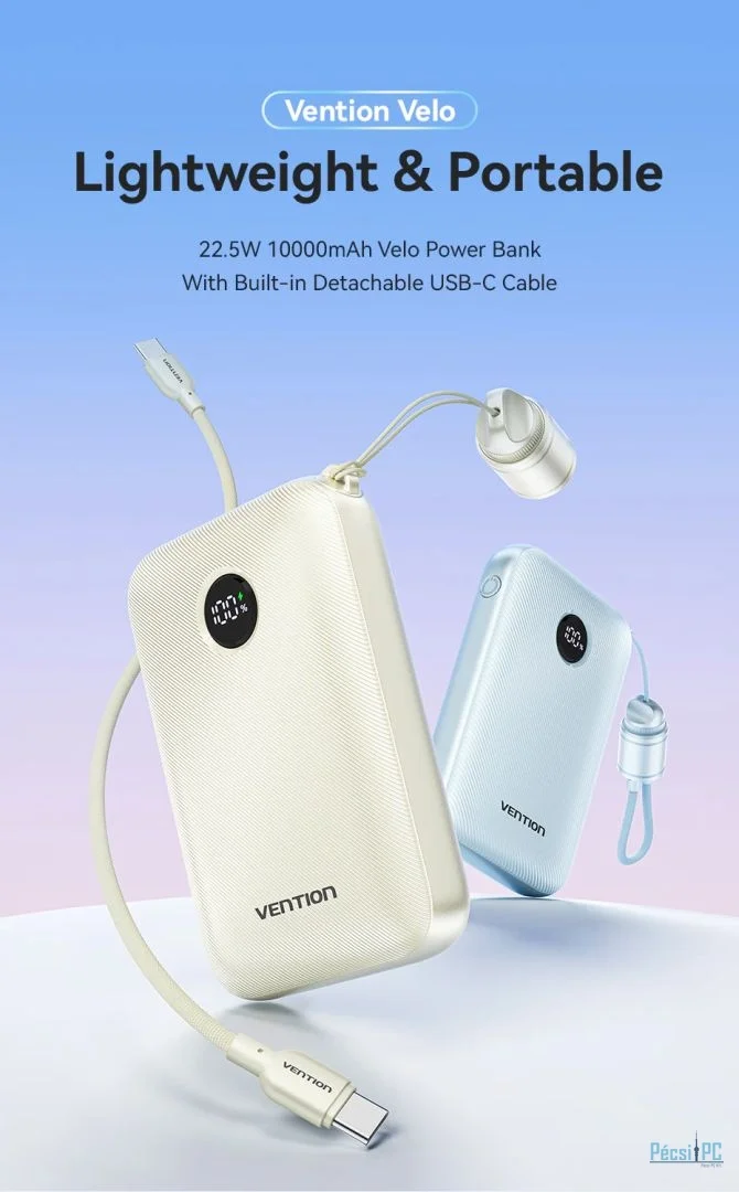 Vention FKAP0-C 10000mah PowerBank Gradient Pink