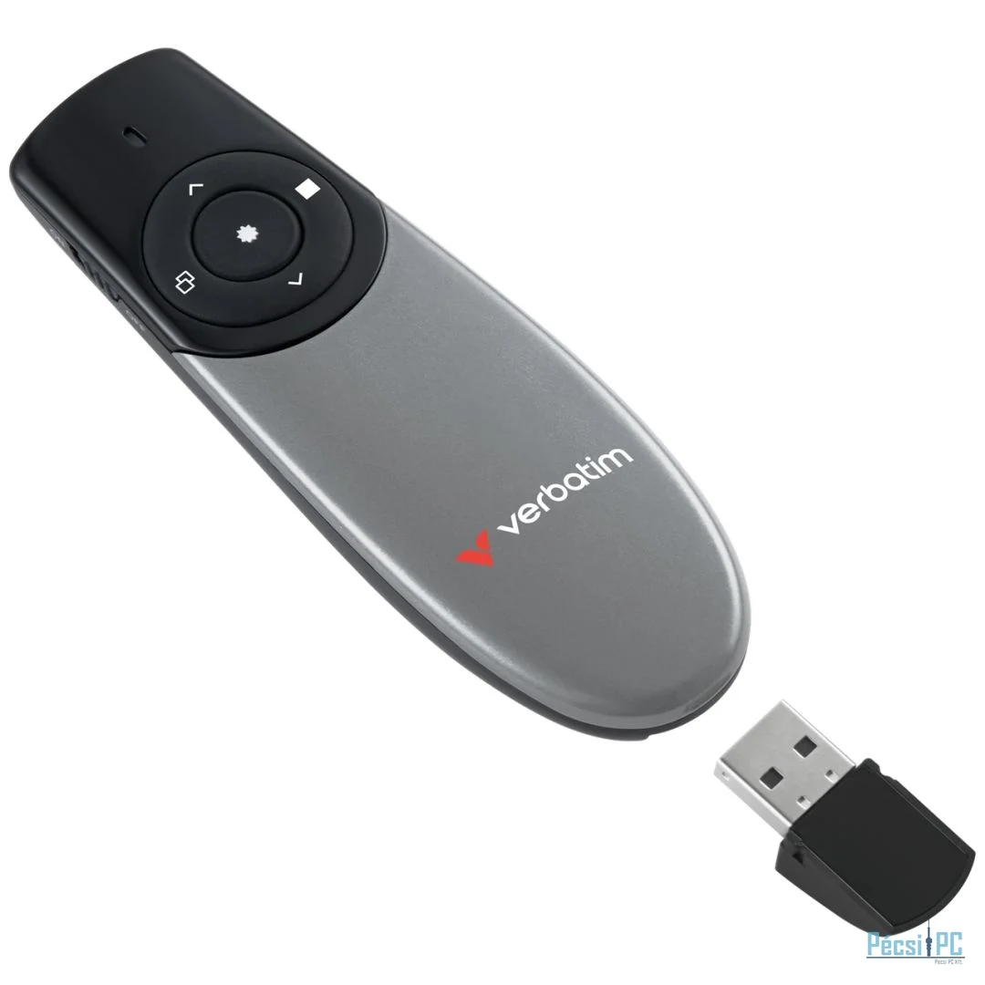 Verbatim Focus Wireless Presenter with Red Laser Pointer