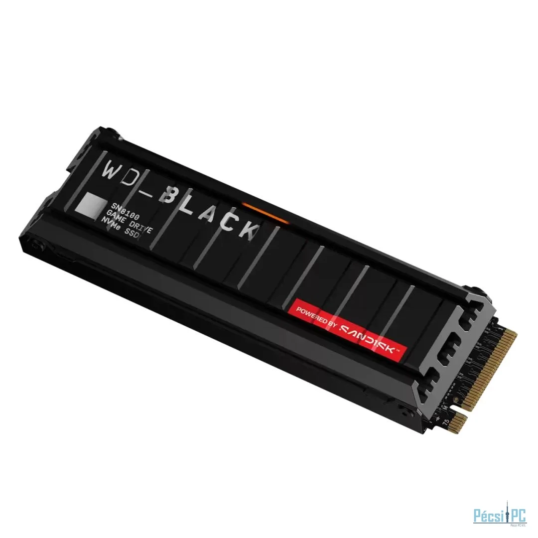 Western Digital 4TB M.2 2280 NVMe SN8100 with Heatsink Black