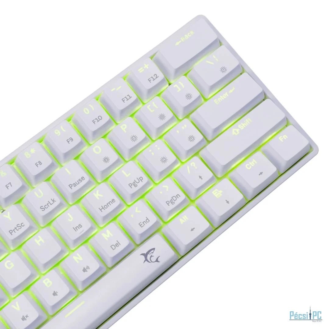 White Shark Shinobi 2 RGB Gaming keyboard White US