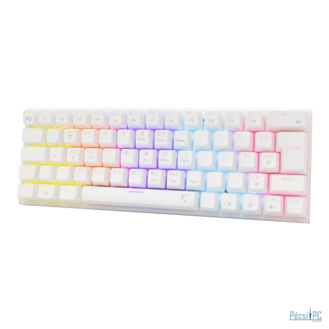 White Shark Wakizashi 2 Blue Switches Gaming Keyboard White HU