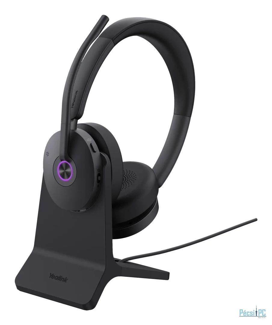 Yealink BH74 Teams Bluetooth Headset with Stand Black