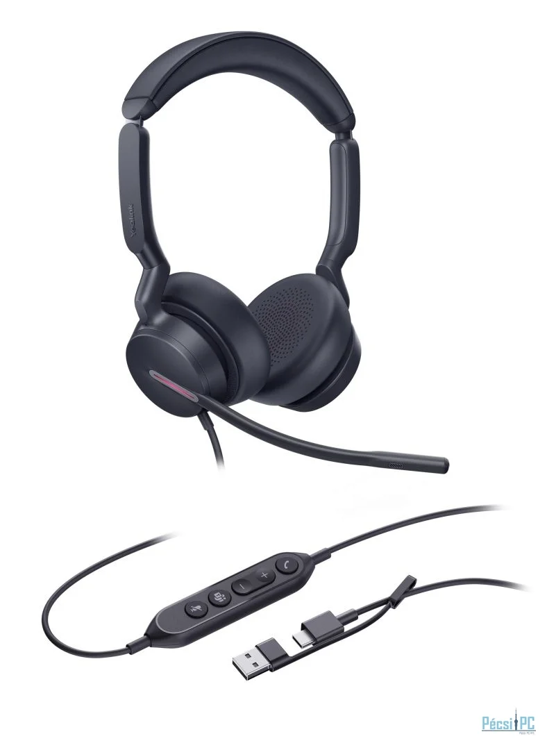 Yealink UH46 Dual UC USB-C/A Headset Black