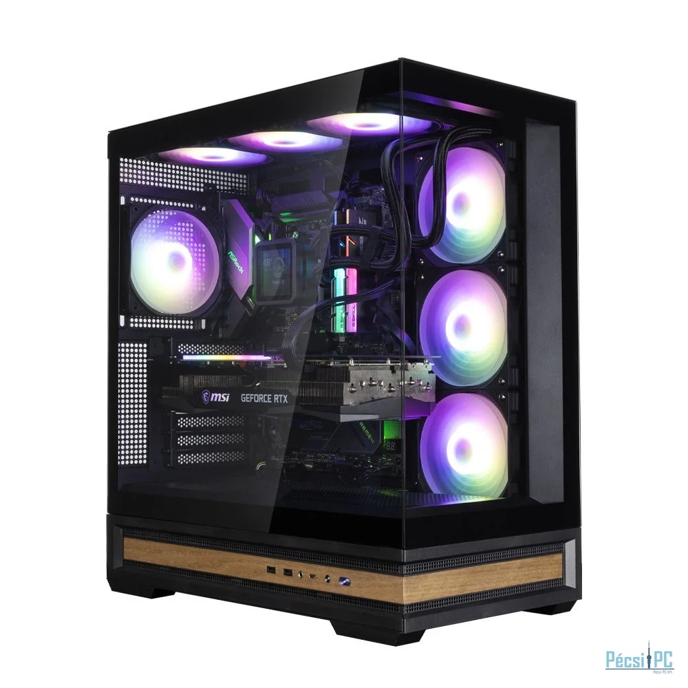 Zalman P40 NAMU RGB Tempered Glass Black