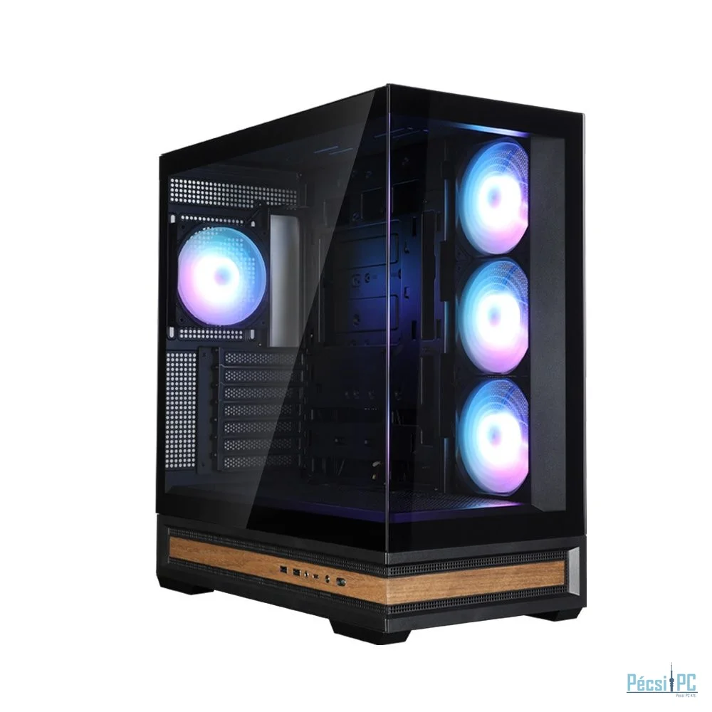 Zalman P40 NAMU RGB Tempered Glass Black