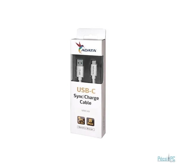 A-Data USB-A to USB Type-C cable 1m White