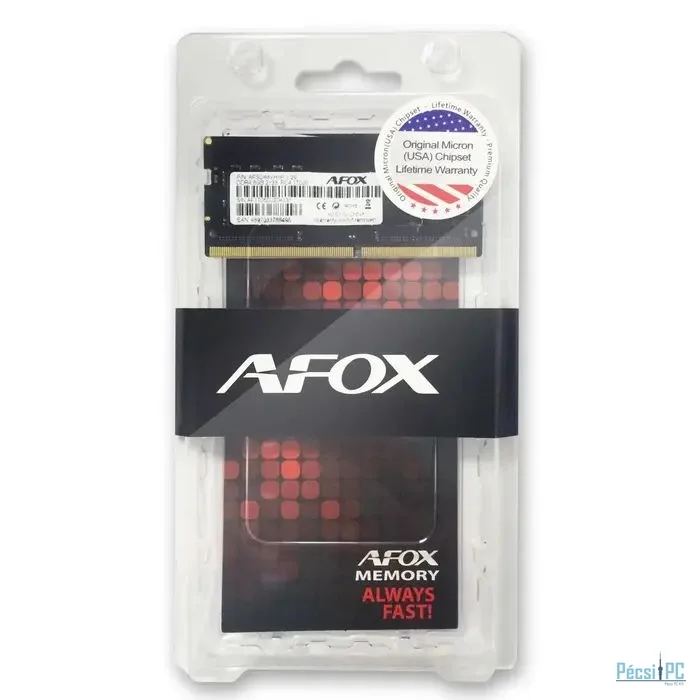 AFOX 8GB DDR4 2400MHz SODIMM