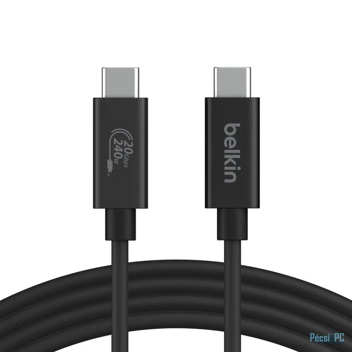 Belkin USB4 USB-C/USB-C 240W + 20Gbps Cable 2m Black