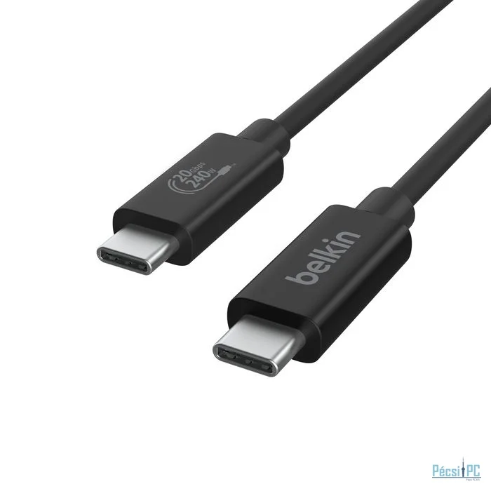 Belkin USB4 USB-C/USB-C 240W + 20Gbps Cable 2m Black