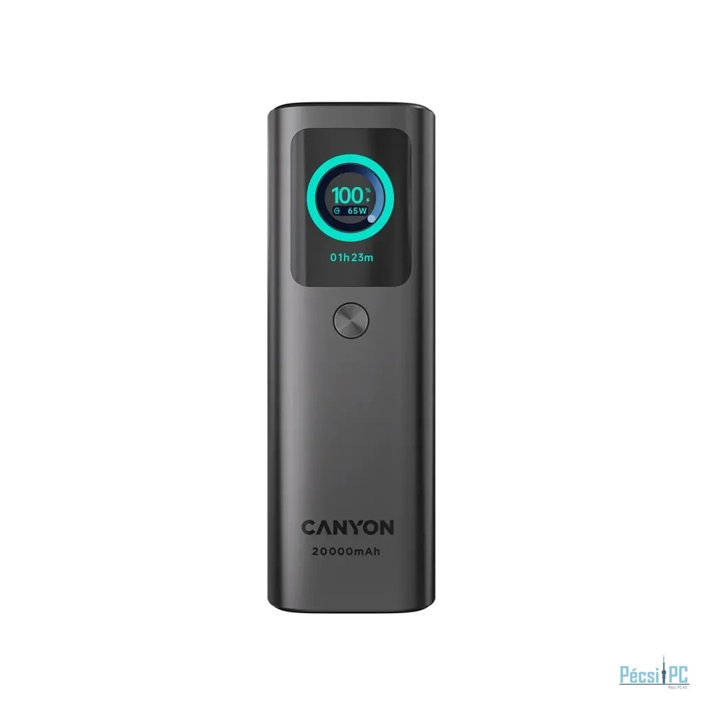 Canyon OnPower 265 20000mAh PowertBank Dark Grey