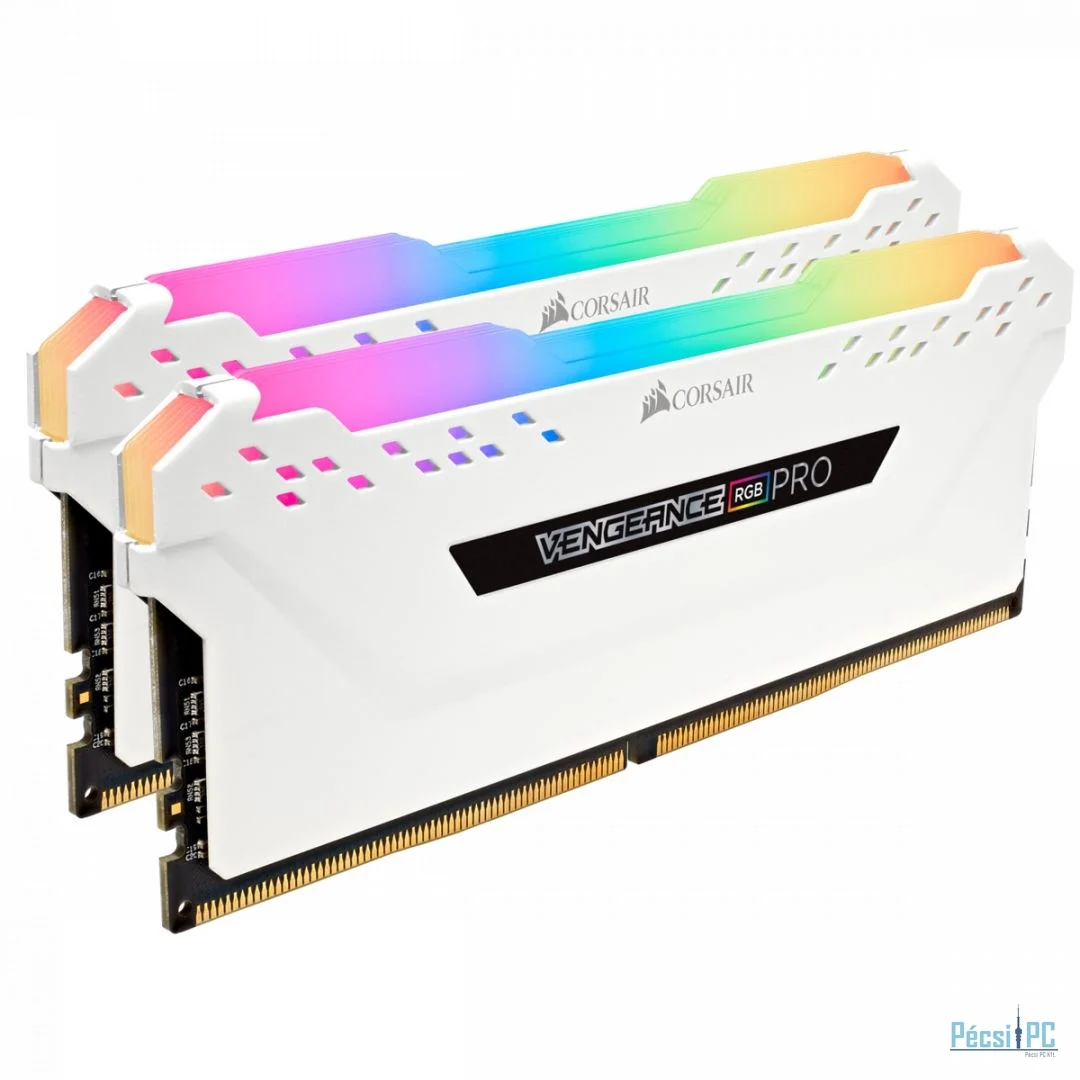 Corsair 32GB DDR4 2666MHz Kit(2x16GB) Vengeance RGB Pro White