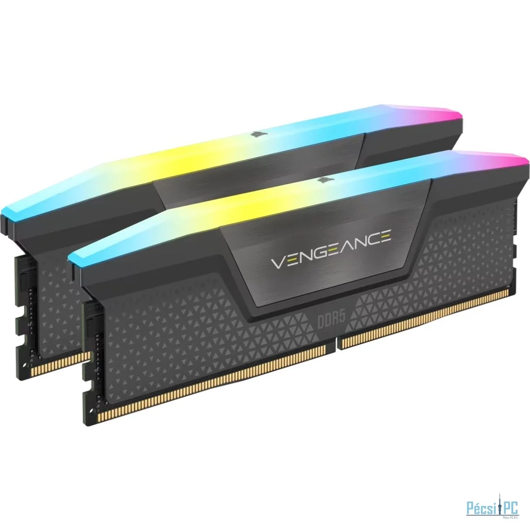 Corsair 64GB DDR5 5600MHz Kit(2x32GB) Vengeance RGB Grey
