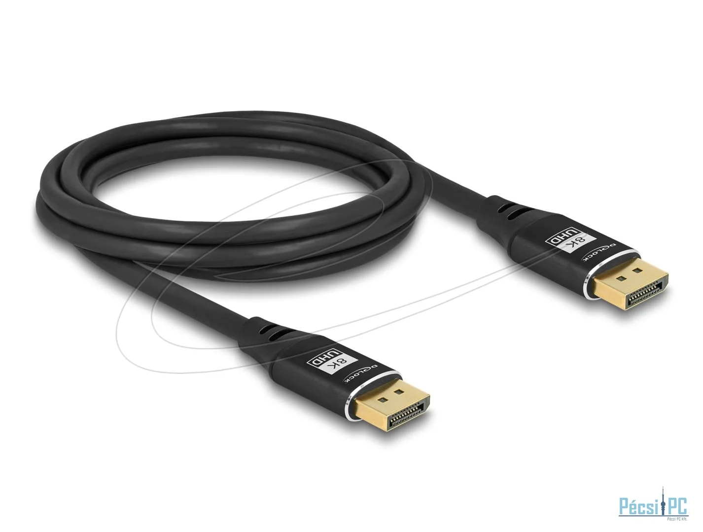 DeLock DisplayPort Cable 8K 60Hz 2m Black