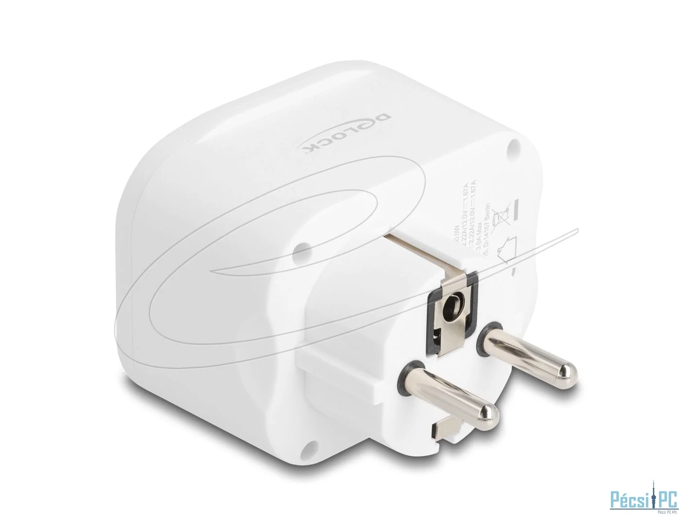 DeLock Power Socket with childproof lock and USB PD charger 20W