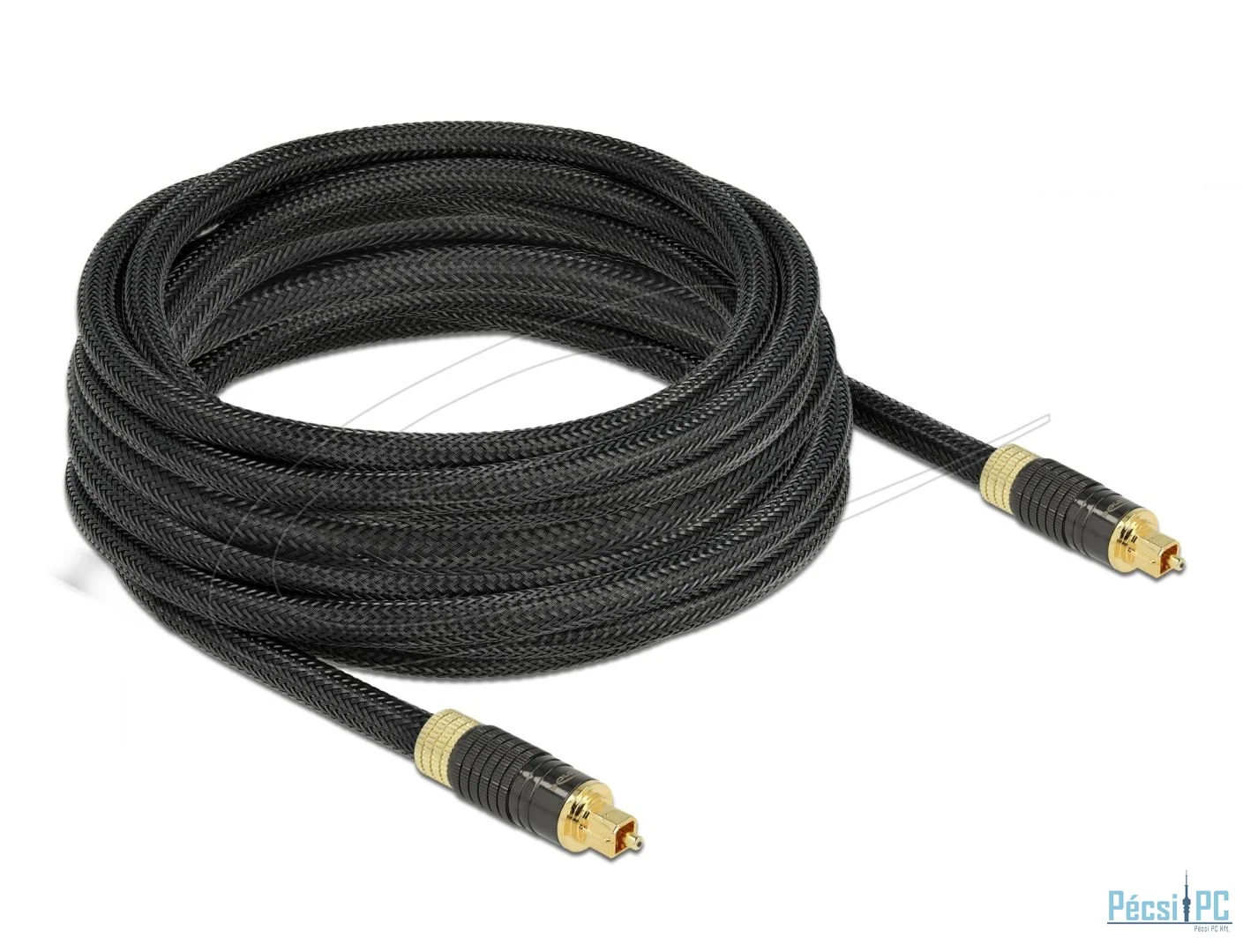 DeLock Toslink Standard Cable male - male 5m Black