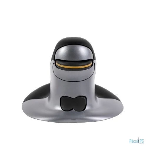 Fellowes Penguin Ambidextrous Vertical Small Wireless Mouse Black/Silver