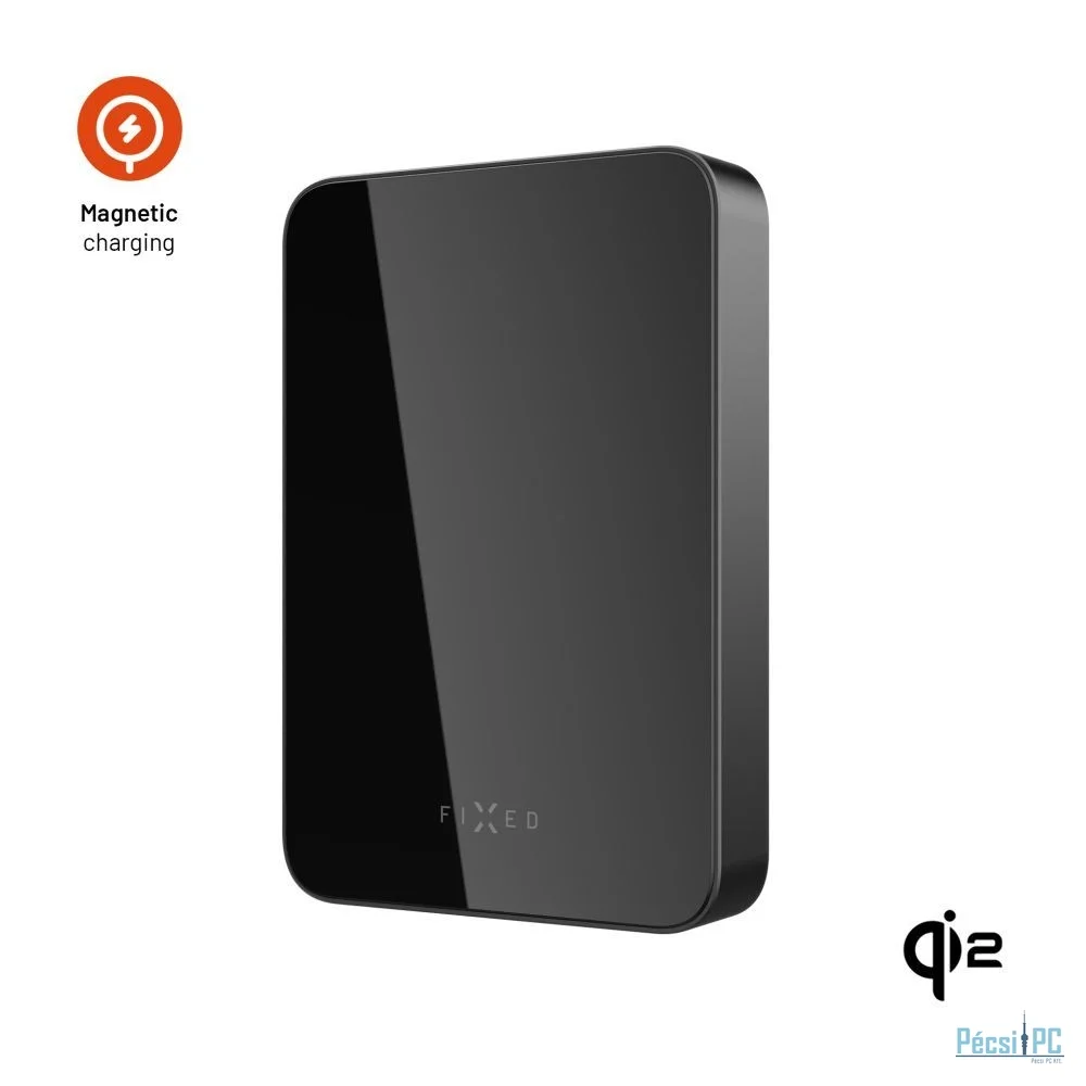 FIXED MagZen 10 Oi2 10000 mAh külső akkumlátor, fekete
