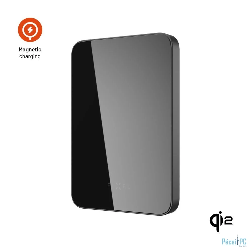 FIXED MagZen 5 Qi2 külső akkumlátor 5000 mAh, fekete