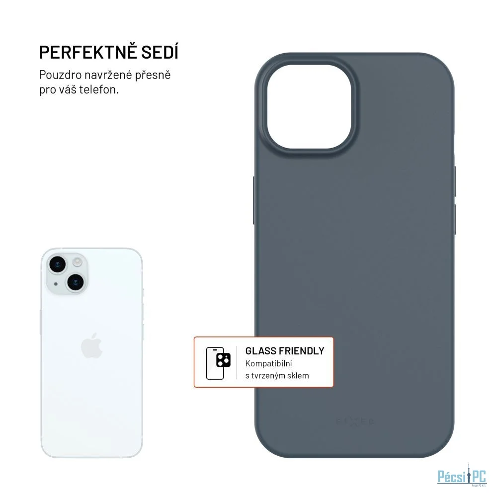 FIXED újrahasznosított anyagból készült TPU hátlap Apple iPhone 15 készülékhez, kék