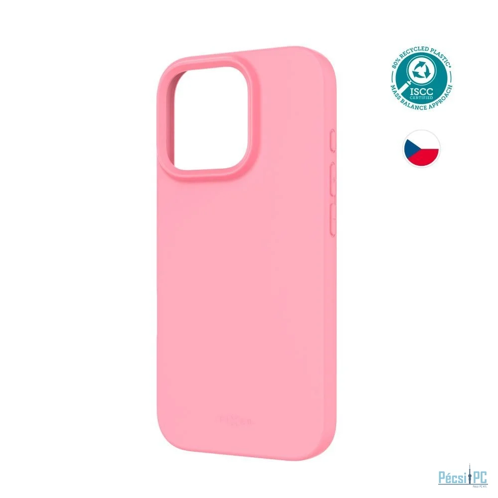 FIXED újrahasznosított anyagból készült TPU hátlap Apple iPhone 16 Pro készülékhez, rózsaszín