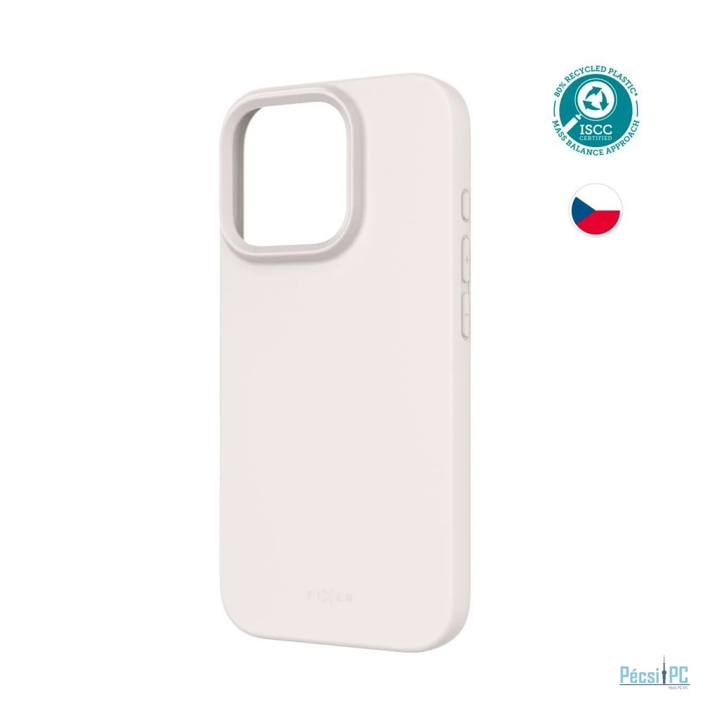FIXED újrahasznosított TPU hátlap Apple iPhone 16 Pro készülékhez, szürke
