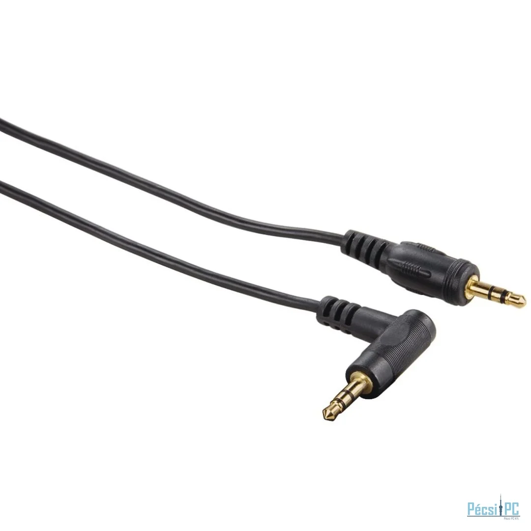 Hama 3.5mm jack to jack cable 0,75m Black