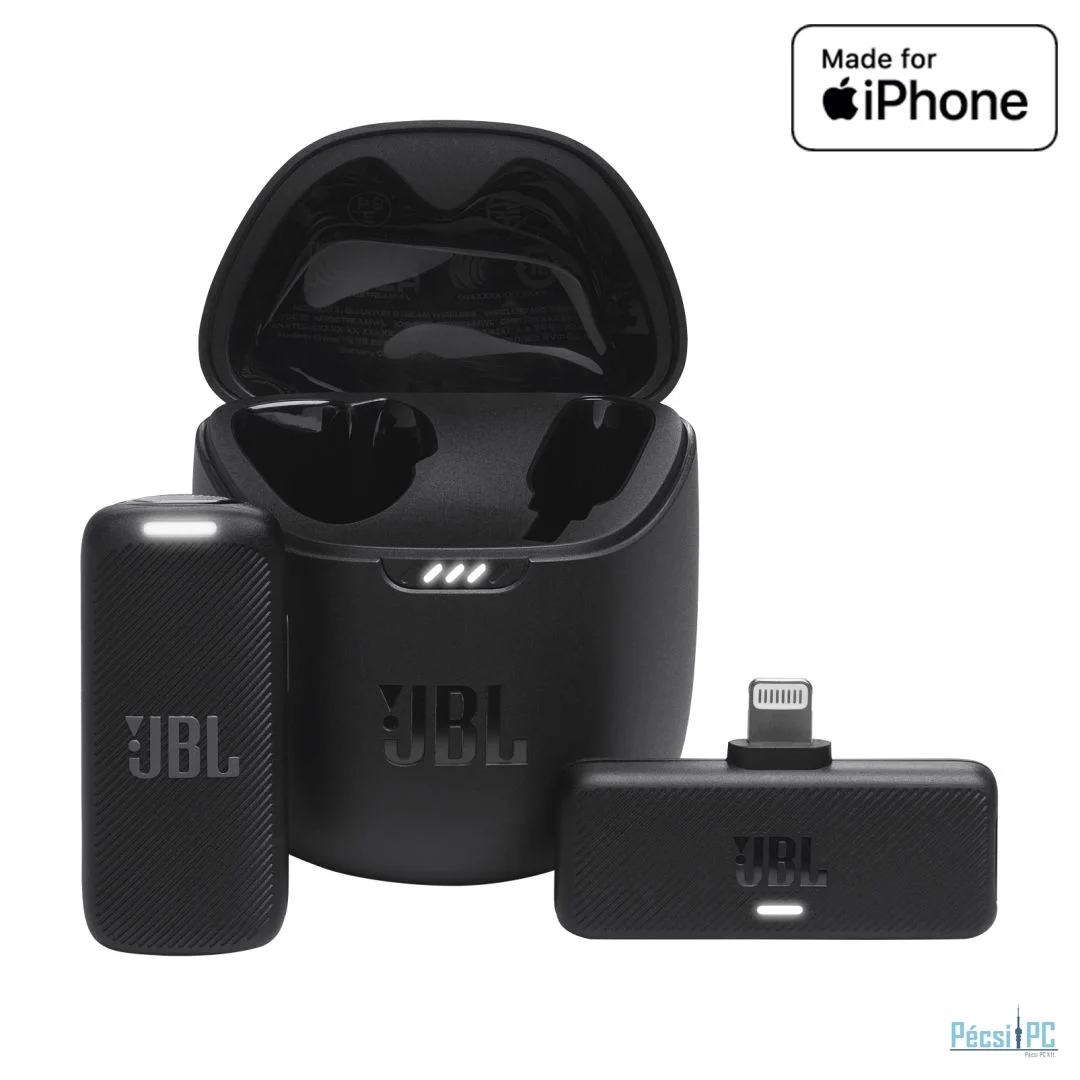 JBL Quantum Stream Wireless Lightning Microphone Black