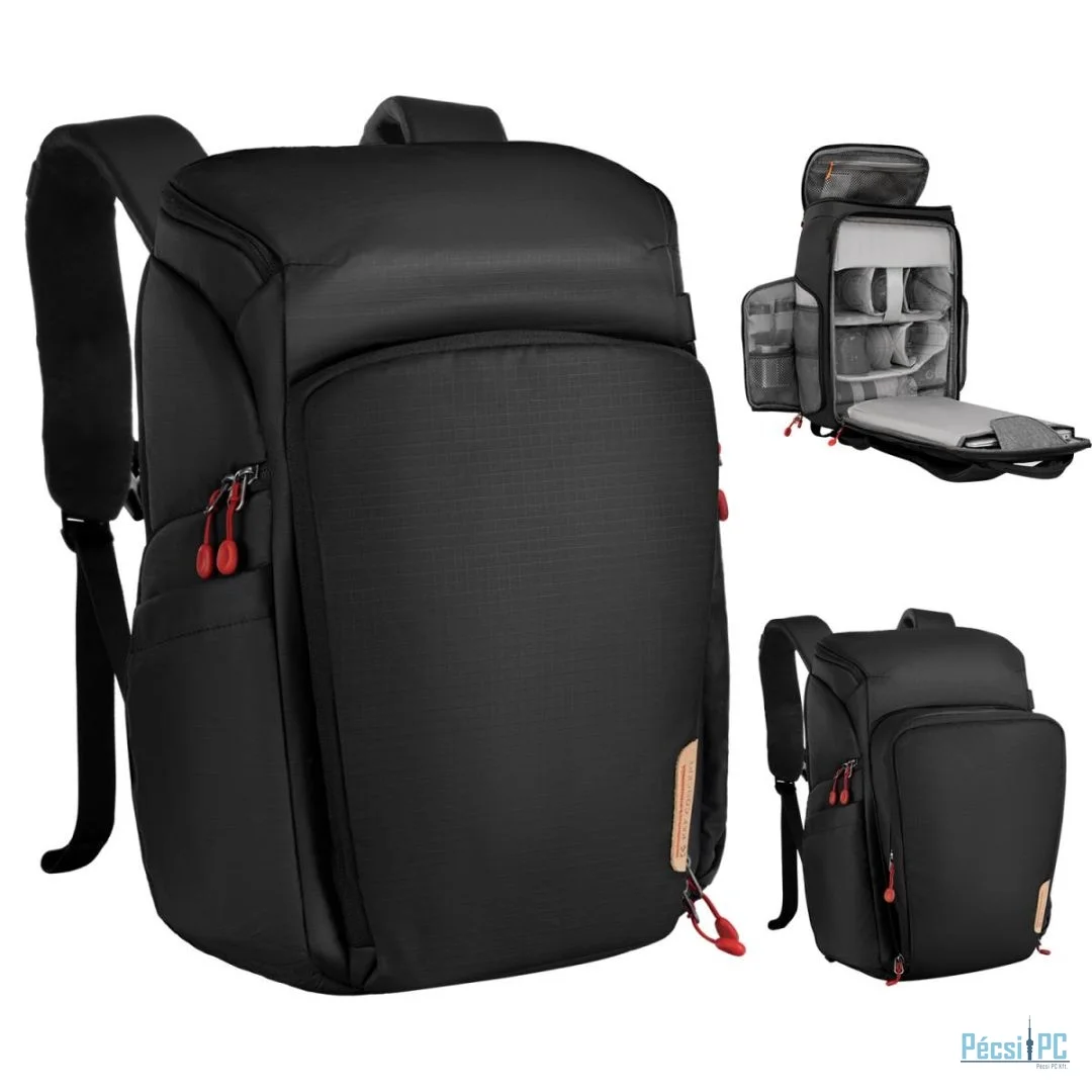K&F Concept Camera Alpha Backpack Air 25L Nature Wander 01 Black/Red
