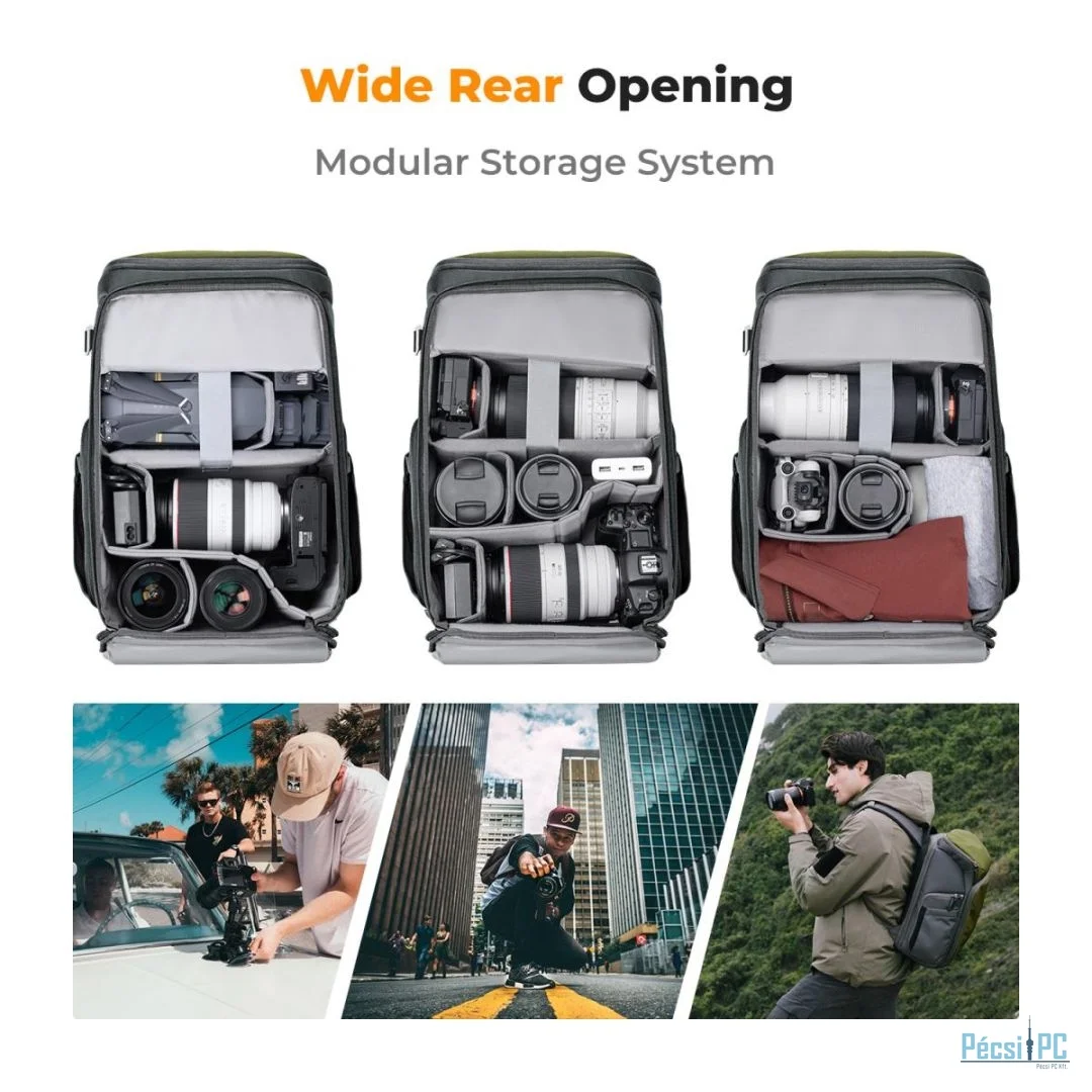 K&F Concept Camera Alpha Backpack Air 25L Nature Wander 01 Green