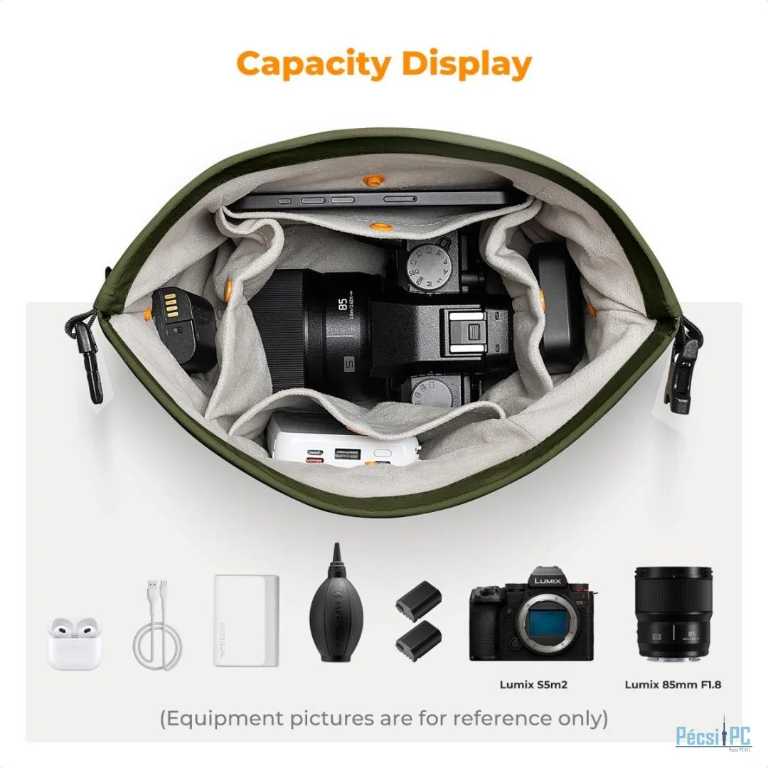 K&F Concept Camera Sling Small camera bag 5L Green